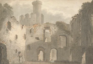 Castillo de Conway, vista del interior