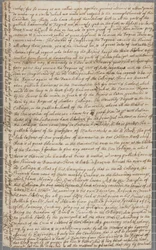 Carta de John Row, un estudiante en St Andrews, a su tío, 1691