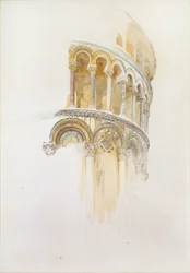 Ábside del Duomo, Pisa, 28 de abril de 1872