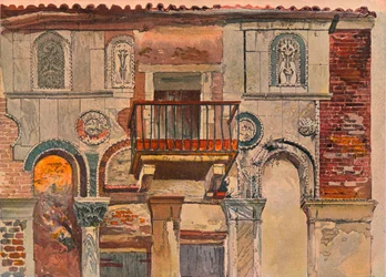 Fondaco De Turchi, Venecia, c1853