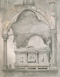 Estudio para la tumba de Mastino II della Scala en Verona