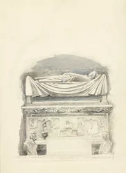 El Sarcófago y Efigie de la Tumba de Cangrande I della Scala, Verona, 21 de mayo-1 de julio de 1869