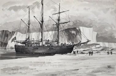 The Fram (gouache sobre papel)