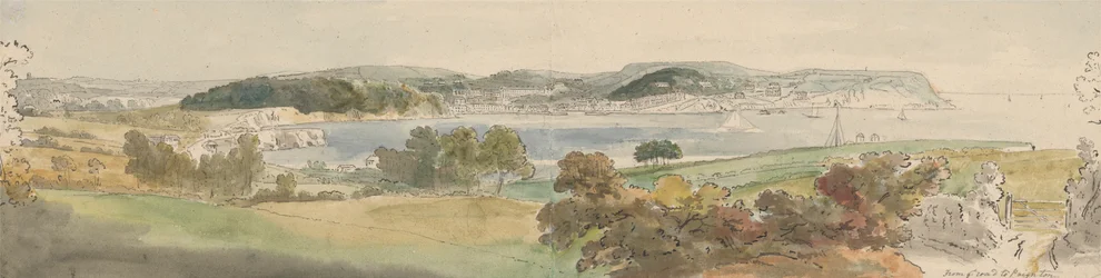 Torquay desde la carretera de Paignton
