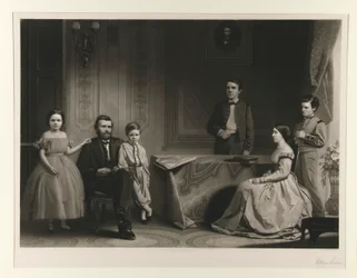 Grant y su familia