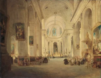 Interior de St Sulpice, París, 1834