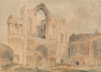 Priorato de Castle Acre, Norfolk, fachada oeste