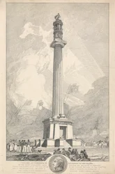 Columna en Yarmouth en memoria de Lord Nelson