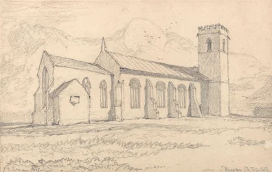 Iglesia de Knapton, Norfolk, desde el noreste
