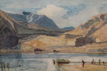 Lago en Gales, 1923