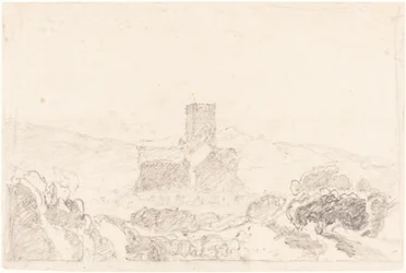Paisaje con iglesia