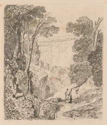 Liber Studiorum: Lámina 2, Vista de Clifton