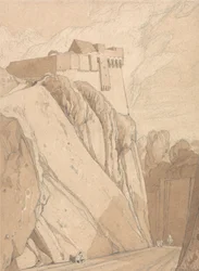 Parte de las antiguas fortificaciones de Saint Lo, Normandía
