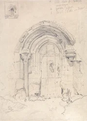 Pórtico de la iglesia de Stratton Saint Mary, Norfolk
