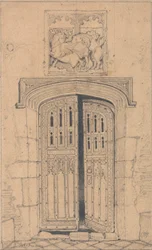 Puerta Sur, Arminghall Hall, Norfolk