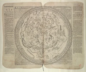 El zodíaco estrellado, cuyos límites delimitan las trayectorias visibles de todos los planetas - John Seller autor, hidrógrafo del serenísimo rey