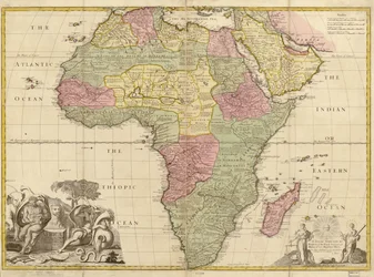 África - corregido a partir de las observaciones de la Royal Society de Londres y París. LOC 2005625330