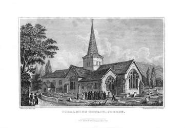 Iglesia de Godalming, Surrey, 1829