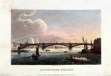 Puente de Southwark, Londres, 1819