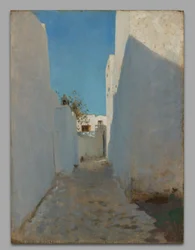 Una escena callejera marroquí