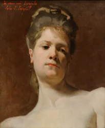 Modelo rubia, c.1877 (óleo sobre lienzo)