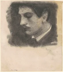 Cabeza de un Hombre, 1875-1880