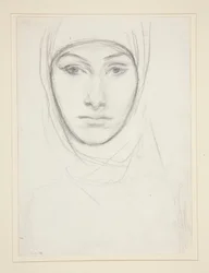 cabeza de mujer