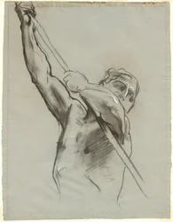 Torso Masculino con Palo