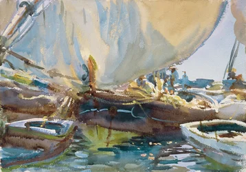 Barcas de melones, hacia 1905