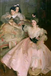 Sra. Carl Meyer, luego Lady Meyer, y sus dos hijos