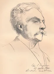 Retrato-boceto de M. Gabriel Fauré, c1889