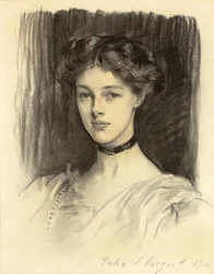 Retrato de Eva Katherine Balfour, posteriormente Lady Buxton