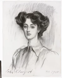 Retrato de Lady Elsie Meyer, febrero de 1908