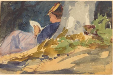 Descansando, c. 1880-1890