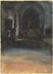 Interior de iglesia española