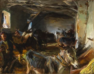 Establo en Cuenca, 1903