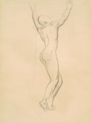 Estudio para Apolo y Dafne, c. 1918