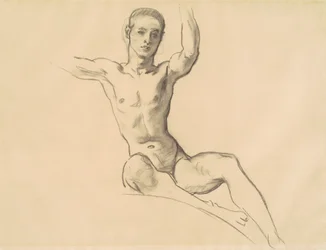 Estudio para Figura sobre Música, 1919-1920