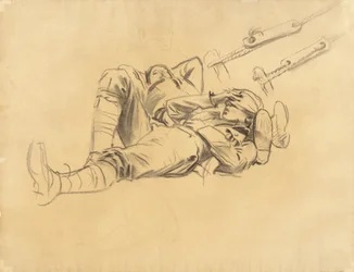 Estudio para Gassed, 1918-9