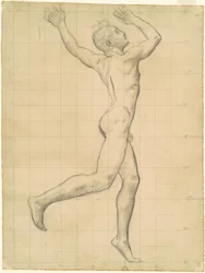Estudio de Apolo para "Apolo y Dafne"