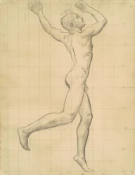 Estudio de Apolo para Apolo y Dafne, c. 1918