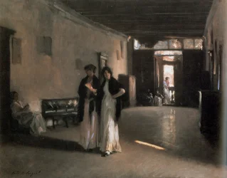 Interior veneciano, c. 1880-82 (óleo sobre lienzo)