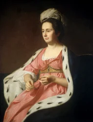 Abigail Smith Babcock, señora Adam Babcock, hacia 1774.