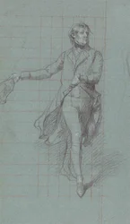 Capitán W. Fairfax, estudio de figura para la pintura de la Victoria de Lord Duncan
