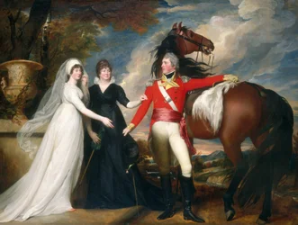 Coronel William Fitch y sus hermanas Sarah y Ann Fitch, 1800-1801