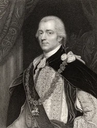 George John Spencer, 2º Conde Spencer, grabado por B. Holl, de 