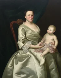 Retrato de la Sra. Daniel Rea y su hijo