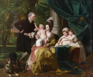 Sir William Pepperrell y su Familia