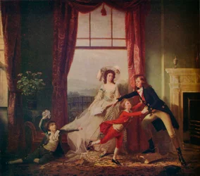 La familia Sitwell, siglo XVIII