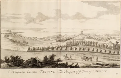 La perspectiva de la ciudad de Dundee